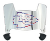 Kansas City Limited Edition Mini Football Helmet Visor Shield w/ Clips - PICK VISOR & LOGO COLOR
