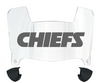 Kansas City Mini Football Helmet Visor Shield w/ Clips - PICK VISOR & LOGO COLOR