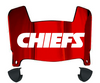 Kansas City Mini Football Helmet Visor Shield w/ Clips - PICK VISOR & LOGO COLOR