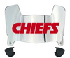 Kansas City Mini Football Helmet Visor Shield w/ Clips - PICK VISOR & LOGO COLOR
