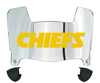 Kansas City Mini Football Helmet Visor Shield w/ Clips - PICK VISOR & LOGO COLOR