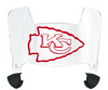 Kansas City Mini Football Helmet Visor Shield w/ Clips - PICK VISOR & LOGO COLOR