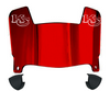 Kansas City Mini Football Helmet Visor Shield w/ Clips - PICK VISOR & LOGO COLOR