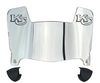 Kansas City Mini Football Helmet Visor Shield w/ Clips - PICK VISOR & LOGO COLOR