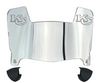 Kansas City Mini Football Helmet Visor Shield w/ Clips - PICK VISOR & LOGO COLOR