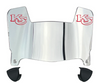 Kansas City Mini Football Helmet Visor Shield w/ Clips - PICK VISOR & LOGO COLOR