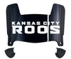Kansas City Roos Mini Football Helmet Visor Shield w/ Clips - PICK VISOR & LOGO COLOR