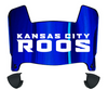 Kansas City Roos Mini Football Helmet Visor Shield w/ Clips - PICK VISOR & LOGO COLOR