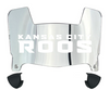 Kansas City Roos Mini Football Helmet Visor Shield w/ Clips - PICK VISOR & LOGO COLOR