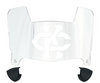 Kansas City Roos Mini Football Helmet Visor Shield w/ Clips - PICK VISOR & LOGO COLOR