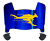 Kansas City Roos Mini Football Helmet Visor Shield w/ Clips - PICK VISOR & LOGO COLOR