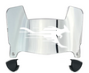 Kansas City Roos Mini Football Helmet Visor Shield w/ Clips - PICK VISOR & LOGO COLOR