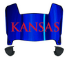 Kansas Jayhawks Mini Football Helmet Visor Shield w/ Clips - PICK VISOR & LOGO COLOR