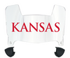 Kansas Jayhawks Mini Football Helmet Visor Shield w/ Clips - PICK VISOR & LOGO COLOR