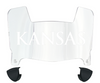 Kansas Jayhawks Mini Football Helmet Visor Shield w/ Clips - PICK VISOR & LOGO COLOR