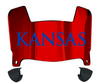 Kansas Jayhawks Mini Football Helmet Visor Shield w/ Clips - PICK VISOR & LOGO COLOR