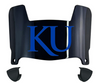 Kansas Jayhawks Mini Football Helmet Visor Shield w/ Clips - PICK VISOR & LOGO COLOR