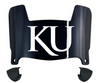 Kansas Jayhawks Mini Football Helmet Visor Shield w/ Clips - PICK VISOR & LOGO COLOR