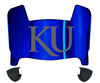 Kansas Jayhawks Mini Football Helmet Visor Shield w/ Clips - PICK VISOR & LOGO COLOR