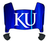 Kansas Jayhawks Mini Football Helmet Visor Shield w/ Clips - PICK VISOR & LOGO COLOR