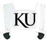 Kansas Jayhawks Mini Football Helmet Visor Shield w/ Clips - PICK VISOR & LOGO COLOR