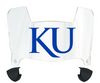 Kansas Jayhawks Mini Football Helmet Visor Shield w/ Clips - PICK VISOR & LOGO COLOR