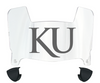 Kansas Jayhawks Mini Football Helmet Visor Shield w/ Clips - PICK VISOR & LOGO COLOR