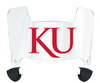 Kansas Jayhawks Mini Football Helmet Visor Shield w/ Clips - PICK VISOR & LOGO COLOR