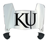 Kansas Jayhawks Mini Football Helmet Visor Shield w/ Clips - PICK VISOR & LOGO COLOR