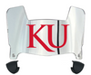 Kansas Jayhawks Mini Football Helmet Visor Shield w/ Clips - PICK VISOR & LOGO COLOR