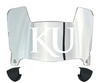 Kansas Jayhawks Mini Football Helmet Visor Shield w/ Clips - PICK VISOR & LOGO COLOR