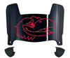 Kansas Jayhawks Mini Football Helmet Visor Shield w/ Clips - PICK VISOR & LOGO COLOR