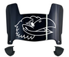 Kansas Jayhawks Mini Football Helmet Visor Shield w/ Clips - PICK VISOR & LOGO COLOR