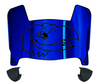 Kansas Jayhawks Mini Football Helmet Visor Shield w/ Clips - PICK VISOR & LOGO COLOR