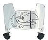 Kansas Jayhawks Mini Football Helmet Visor Shield w/ Clips - PICK VISOR & LOGO COLOR