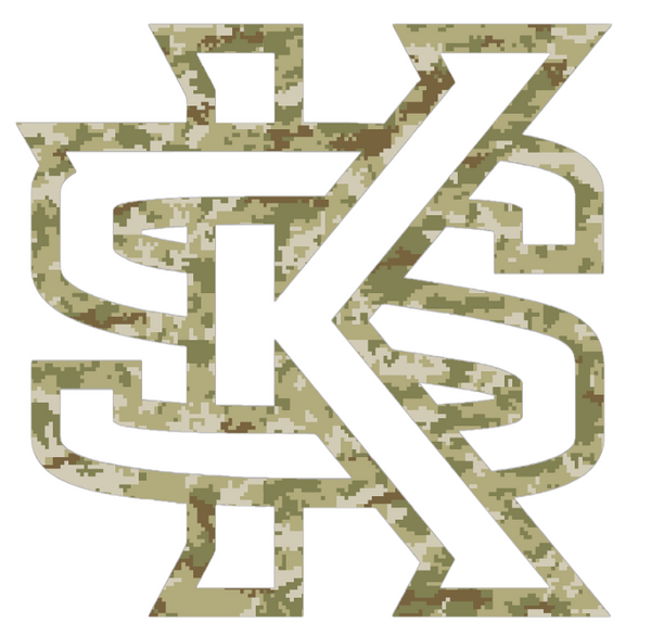 Kennesaw State Owls Team Logo Salute to Service Camouflage Camo Vinyl Decal PICK SIZE
