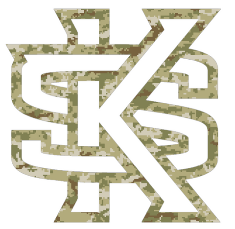 Kennesaw State Owls Team Logo Salute to Service Camouflage Camo Vinyl Decal PICK SIZE
