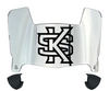 Kennesaw State Owls Mini Football Helmet Visor Shield w/ Clips - PICK VISOR & LOGO COLOR