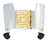 Kennesaw State Owls Mini Football Helmet Visor Shield w/ Clips - PICK VISOR & LOGO COLOR