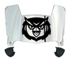 Kennesaw State Owls Mini Football Helmet Visor Shield w/ Clips - PICK VISOR & LOGO COLOR