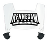 Kennesaw State Owls Mini Football Helmet Visor Shield w/ Clips - PICK VISOR & LOGO COLOR