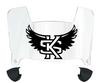Kennesaw State Owls Mini Football Helmet Visor Shield w/ Clips - PICK VISOR & LOGO COLOR
