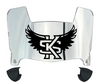 Kennesaw State Owls Mini Football Helmet Visor Shield w/ Clips - PICK VISOR & LOGO COLOR
