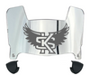 Kennesaw State Owls Mini Football Helmet Visor Shield w/ Clips - PICK VISOR & LOGO COLOR