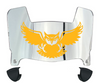 Kennesaw State Owls Mini Football Helmet Visor Shield w/ Clips - PICK VISOR & LOGO COLOR