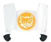 Kennesaw State Owls Mini Football Helmet Visor Shield w/ Clips - PICK VISOR & LOGO COLOR