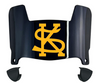 Kennesaw State Owls Mini Football Helmet Visor Shield w/ Clips - PICK VISOR & LOGO COLOR