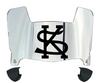 Kennesaw State Owls Mini Football Helmet Visor Shield w/ Clips - PICK VISOR & LOGO COLOR