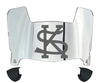 Kennesaw State Owls Mini Football Helmet Visor Shield w/ Clips - PICK VISOR & LOGO COLOR