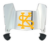 Kennesaw State Owls Mini Football Helmet Visor Shield w/ Clips - PICK VISOR & LOGO COLOR